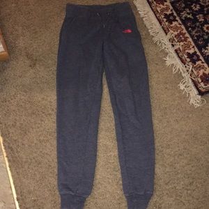 North face gray sweatpants small women